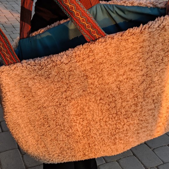 Oversized Plush Tote - Picture 7 of 8